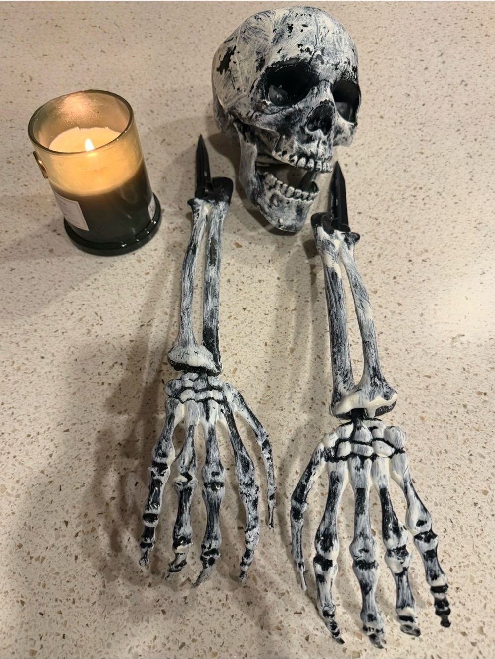 3pcs Halloween Skeleton Stakes Outdoor Decorations for Yard